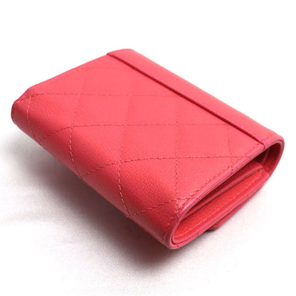 Chanel Matelasse Small Flap Wallet Pink