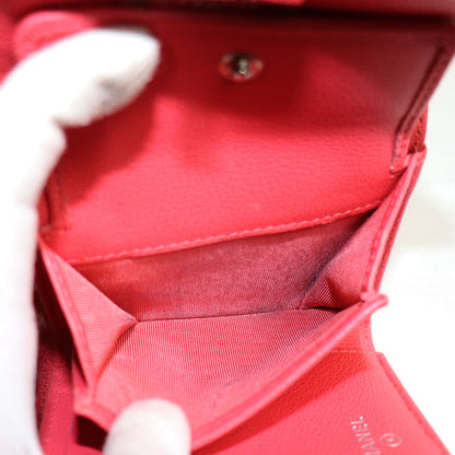 Chanel Matelasse Small Flap Wallet Pink