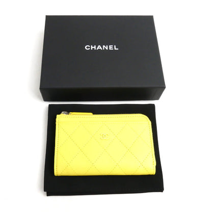 Chanel Yellow Card Case AP3820
