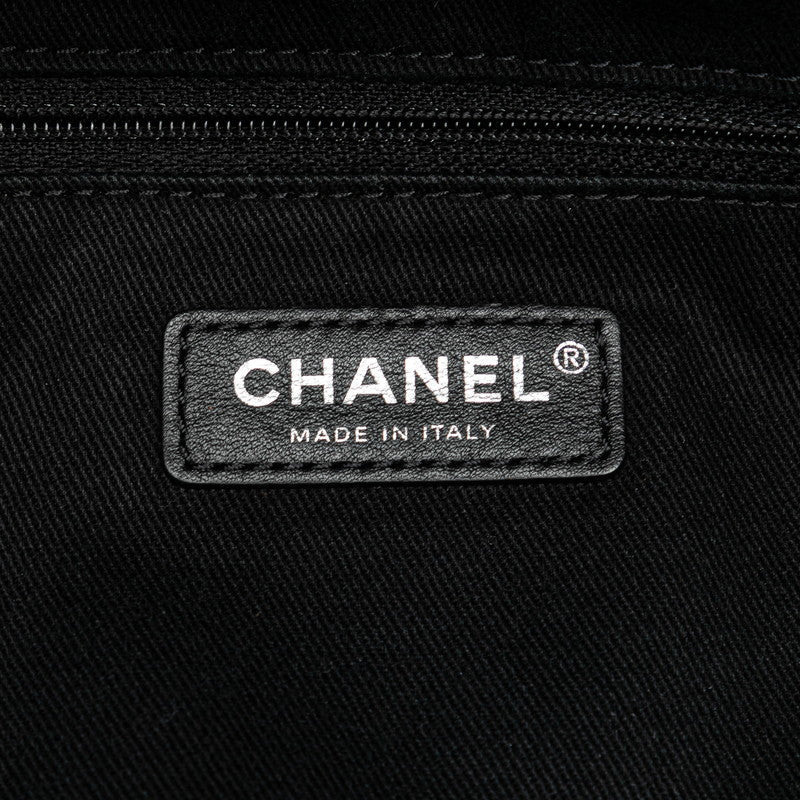 Chanel Canvas Leather Handbag Chain Bag A57180