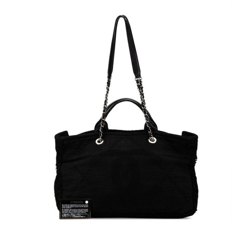 Chanel Canvas Leather Handbag Chain Bag A57180