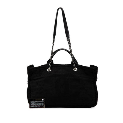 Chanel Canvas Leather Handbag Chain Bag A57180