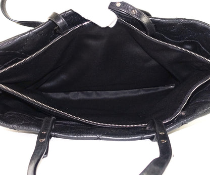 CHANEL On The Road Glazed Calfskin Leather Tote Bag