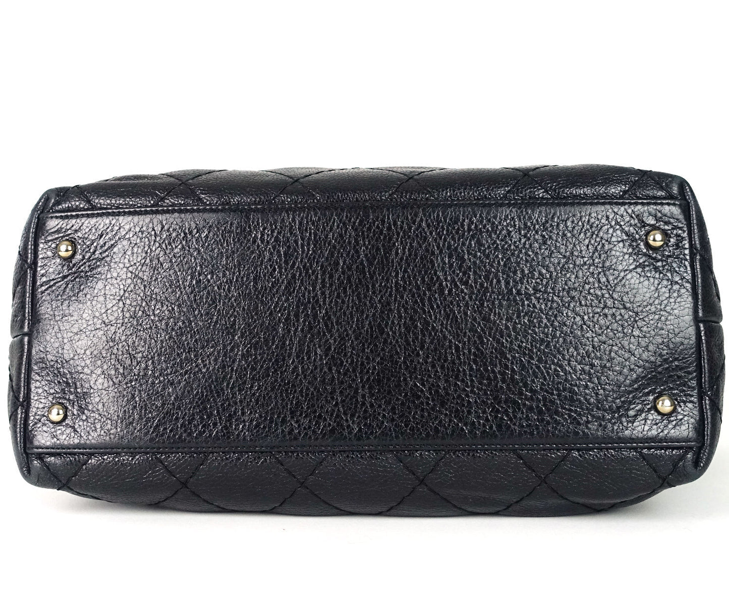 CHANEL On The Road Glazed Calfskin Leather Tote Bag