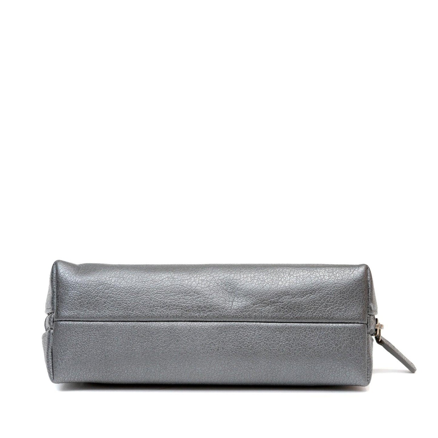 Chanel Slate Grey Camellia Pouch