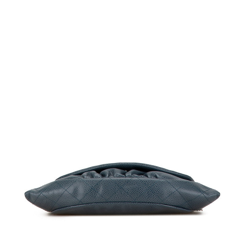 Chanel Caviar Half Moon Chain Shoulder Bag