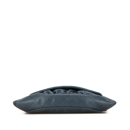 Chanel Caviar Half Moon Chain Shoulder Bag