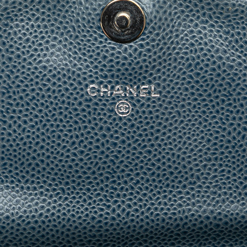 Chanel Caviar Half Moon Chain Shoulder Bag