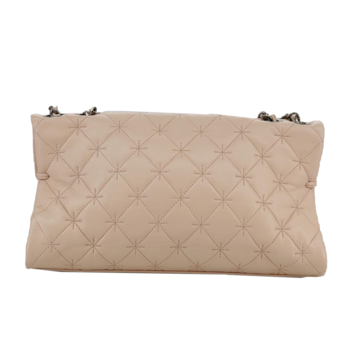 CHANEL Matelasse Chain Shoulder Bag Caviar Skin Pink CC PP047