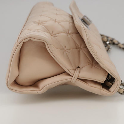 CHANEL Matelasse Chain Shoulder Bag Caviar Skin Pink CC PP047
