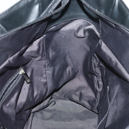 CHANEL Matelasse Tote Bag Leather PVC Black Gold CC PP103