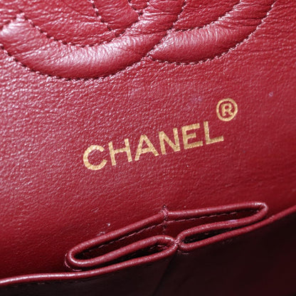 CHANEL Matelasse 23  Chain Shoulder Bag Lamb Skin Black Gold CC PP162