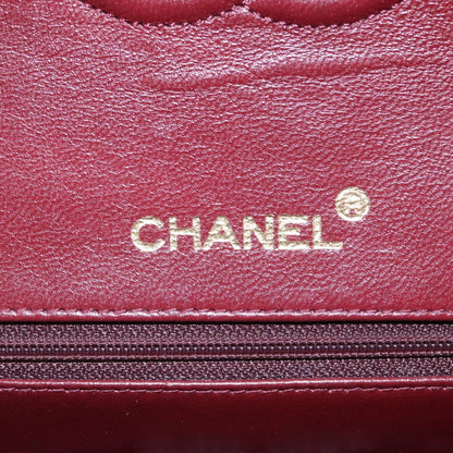 CHANEL Matelasse Chain Shoulder Bag Lamb Skin Black Gold CC PP176
