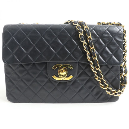 Chanel Vintage Lambskin Turnlock Flap Shoulder Bag