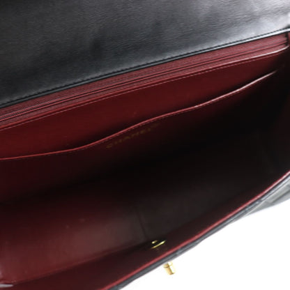 Chanel Vintage Lambskin Turnlock Flap Shoulder Bag