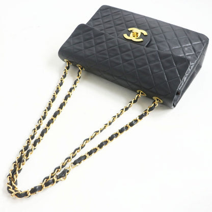 Chanel Vintage Lambskin Turnlock Flap Shoulder Bag