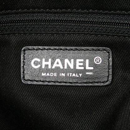 Chanel Suede Matelasse Coco Mark Tote Bag