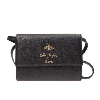 Gucci Cellarius "Blind for Love" Crossbody in Nero