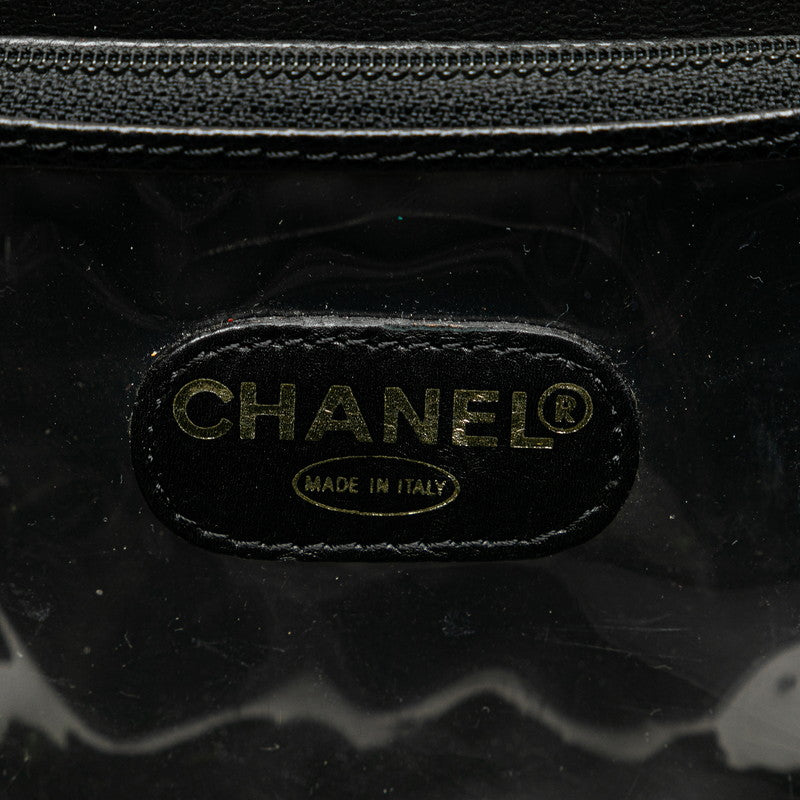 Chanel Caviar Skin Coco Mark Vanity Handbag