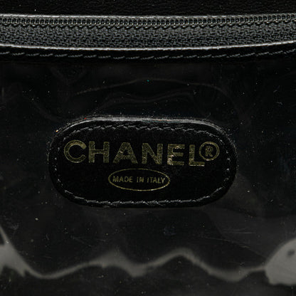 Chanel Caviar Skin Coco Mark Vanity Handbag