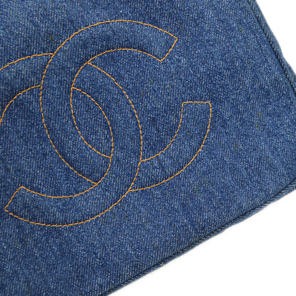 CHANEL 1996-1997 Denim Top Handle Bag