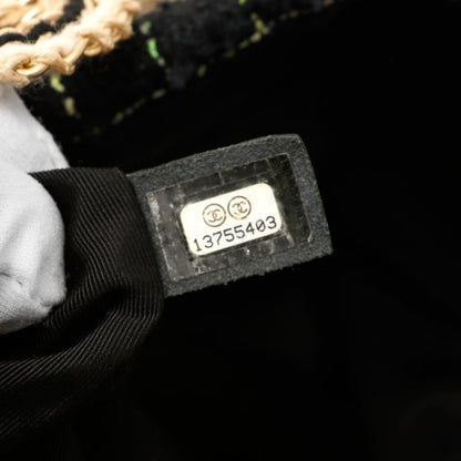 Chanel Coco Country Seagrass Camellia Large Bag