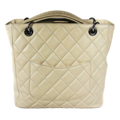 Chanel PST beige Caviar Silver