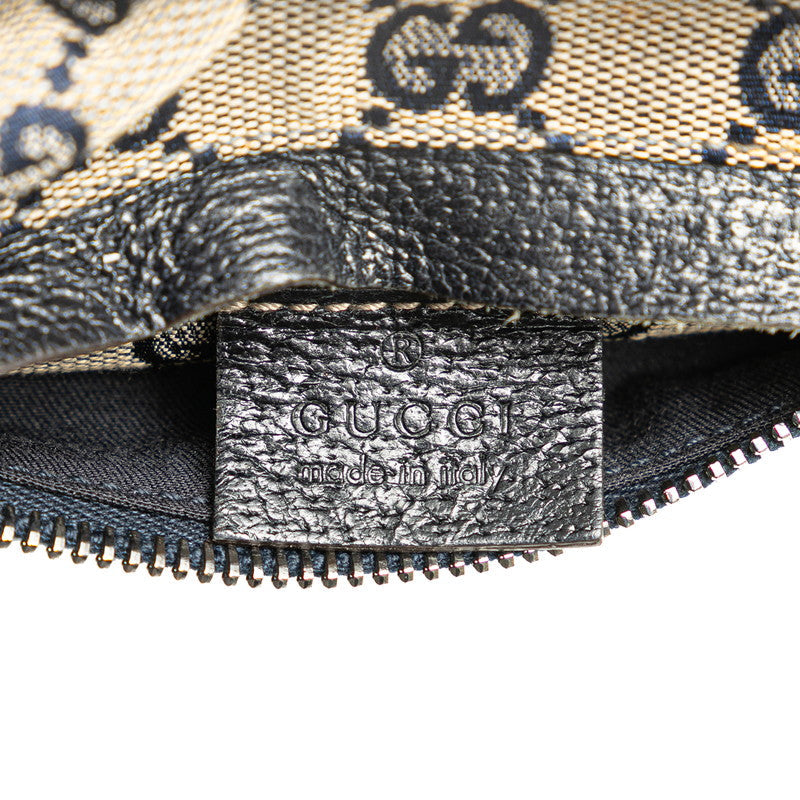 Gucci Canvas Leather Waist Bag 28566