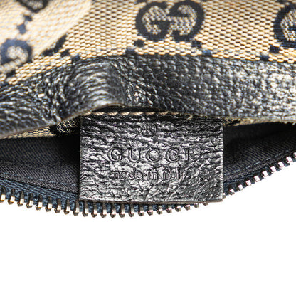 Gucci Canvas Leather Waist Bag 28566