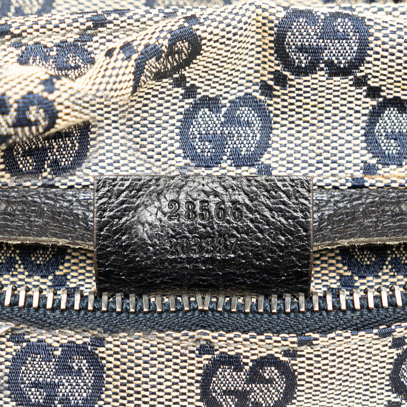 Gucci Canvas Leather Waist Bag 28566