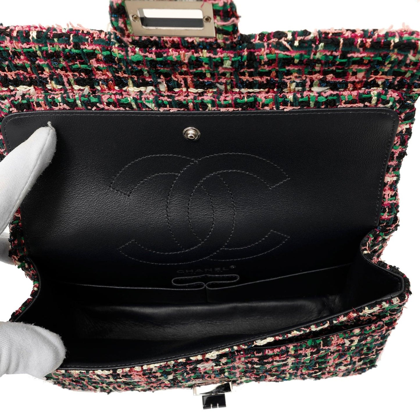Chanel  Multicolored Tweed Reissue Medium Flap Bag