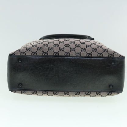 GUCCI GG Canvas Bamboo Tote Bag Navy 112526  tb929