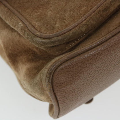 GUCCI Bamboo Backpack Suede Brown 003 1817 0016  th4222