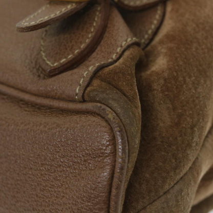 GUCCI Bamboo Backpack Suede Brown 003 1817 0016  th4222