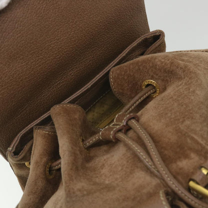 GUCCI Bamboo Backpack Suede Brown 003 1817 0016  th4222