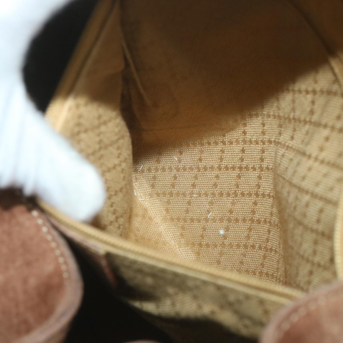 GUCCI Bamboo Backpack Suede Brown 003 1817 0016  th4222