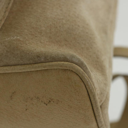 GUCCI Bamboo Backpack Suede Beige  th4299