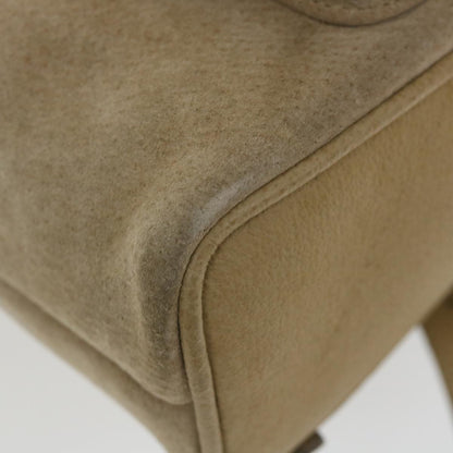 GUCCI Bamboo Backpack Suede Beige  th4299