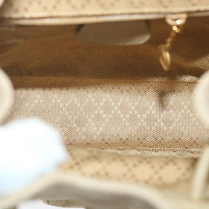 GUCCI Bamboo Backpack Suede Beige  th4299