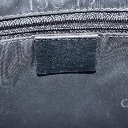 GUCCI Bamboo Hand Bag Leather Black 001 4058 2404  th4342