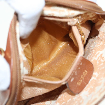 GUCCI Bamboo Hand Bag Leather 2way Brown Gold 007 1014 0231  th5242