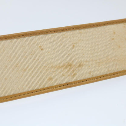 GUCCI Belt Canvas 30.3""-32.3"" Beige Brown 109327 1278