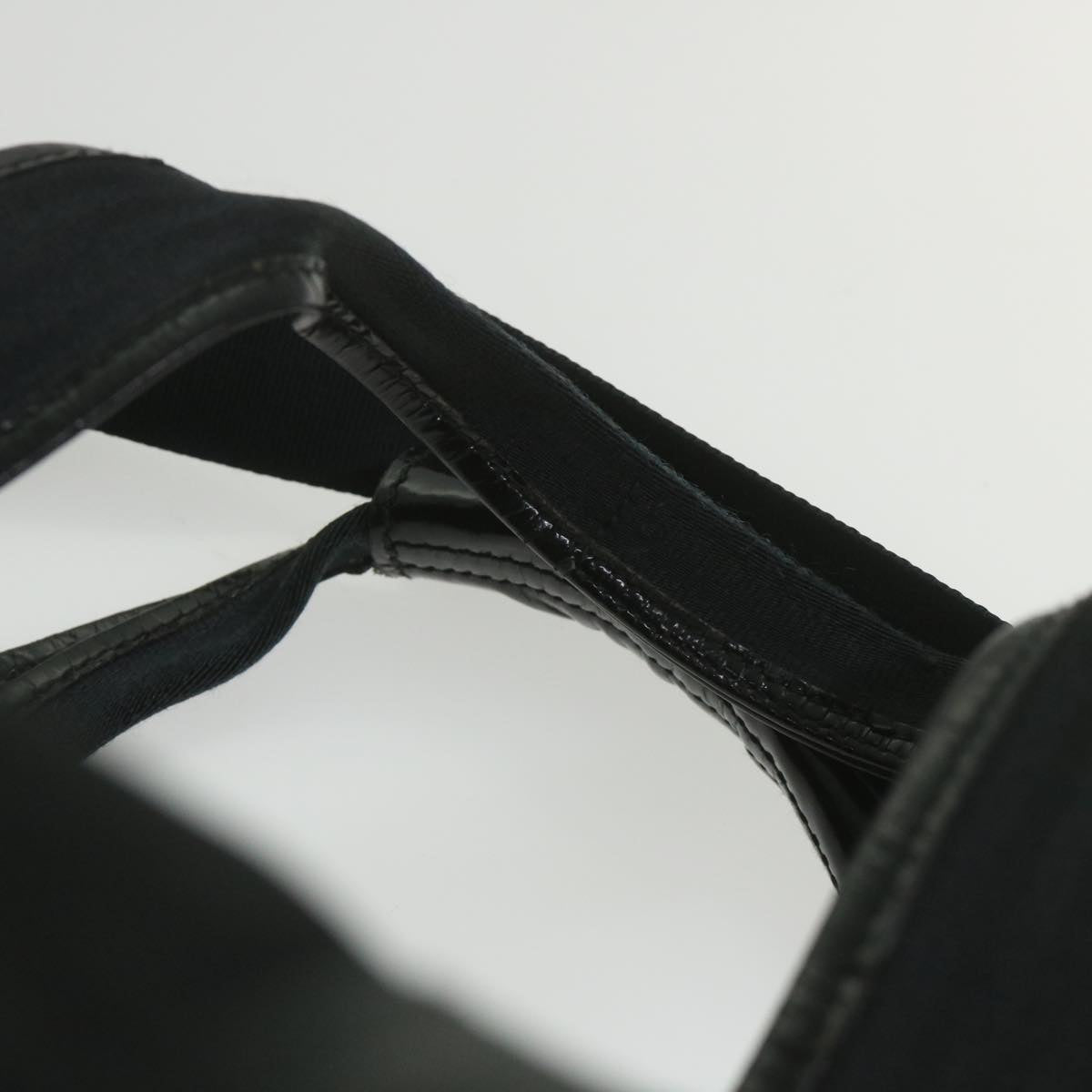 GUCCI Boston Bag Canvas 2way Black 1360