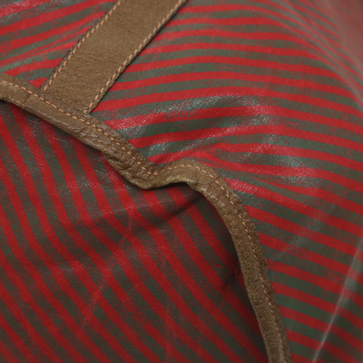 GUCCI Boston Bag Coated Canvas Red 89 19 001 1362
