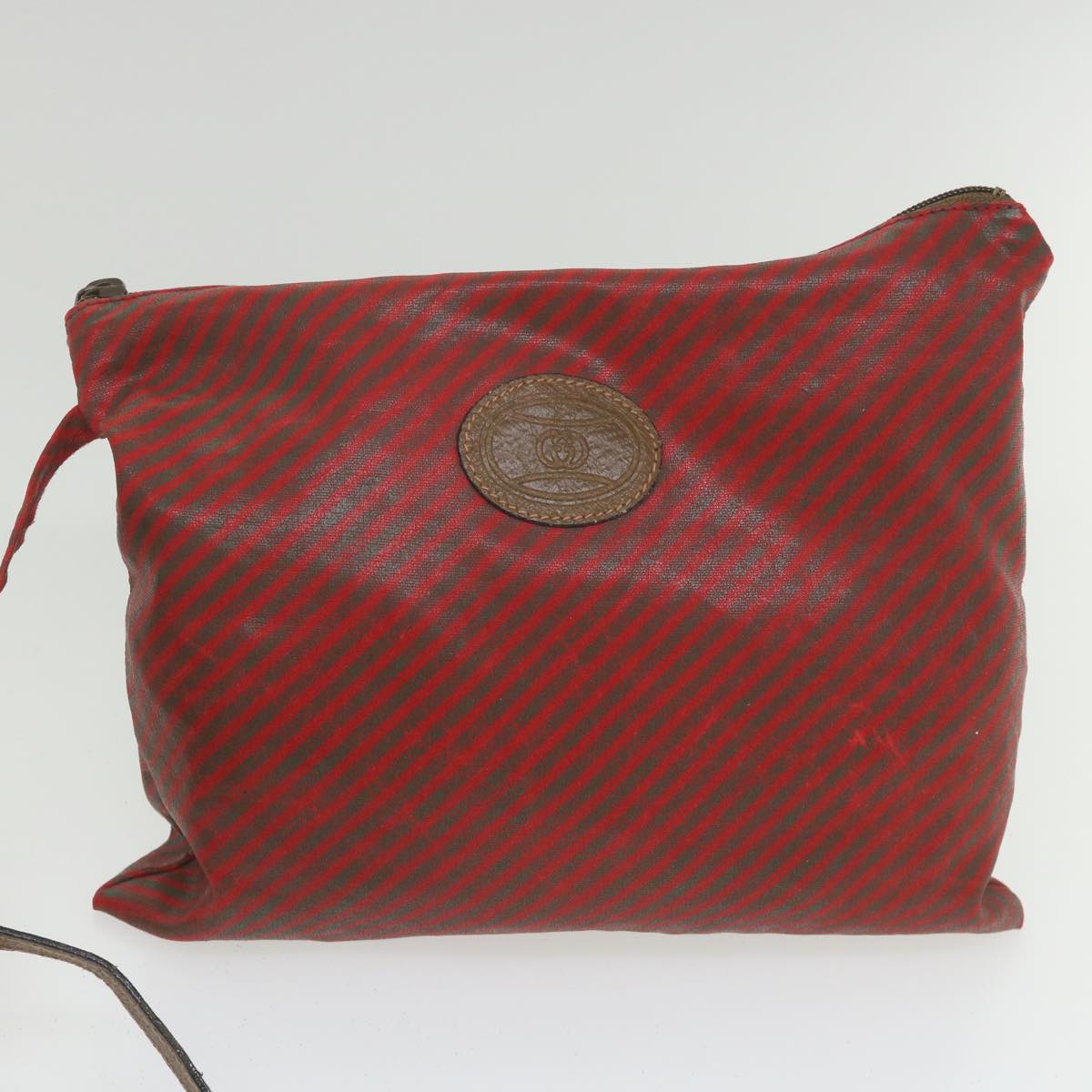 GUCCI Boston Bag Coated Canvas Red 89 19 001 1362