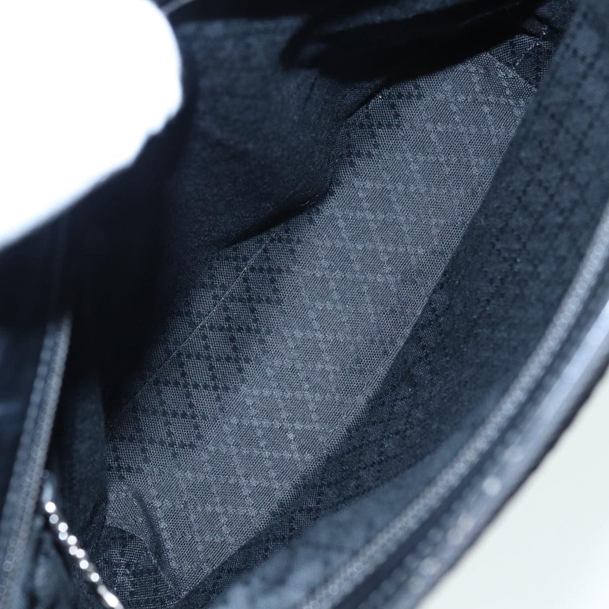 GUCCI Bamboo Shoulder Bag Nylon 2way Black 002 1998 0441 2050