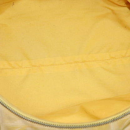 CHANEL New Travel line Hand Bag Nylon Yellow CC ti2710