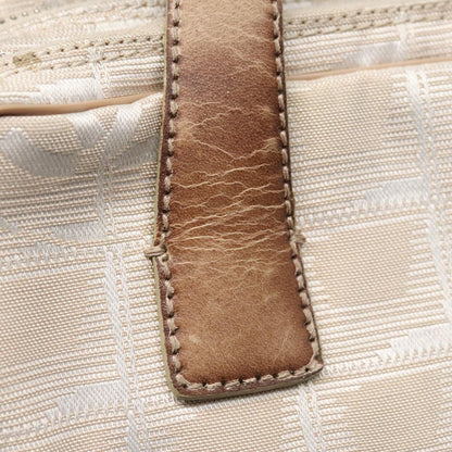 CHANEL New Travel Line Hand Bag Nylon Beige CC ti2714
