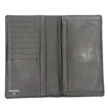 Chanel Metallic Lambskin Bifold Long Wallet