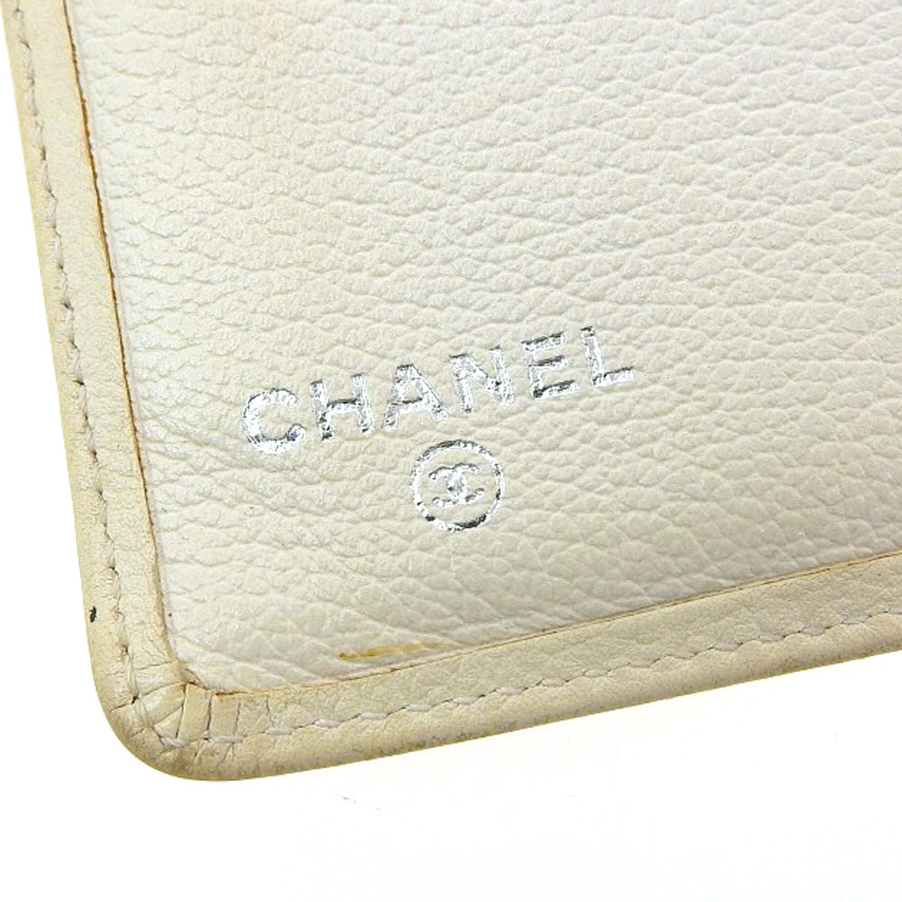 Chanel Camellia Leather Long Wallet A46511